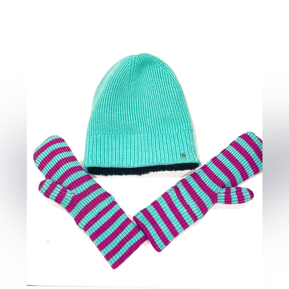 LULULEMON Women’s Hat Mittens Set Extra warm